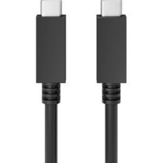 goobay USB 3.2 Gen 1 USB Type-C kabel 50cm Sort